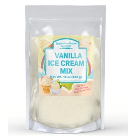 Unpretentious Vanilla Soft Serve Ice Cream Mix, 12 oz, Rich & Creamy, Homemade Ice Cream, Single Serving