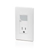 Leviton 15-Amp 125V AC Combination Decora Tamper Resistant Receptacle with