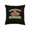 Crazy About Nature Zipline I'm Nuts Extreme Zipline Throw Pillow,