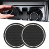 BHIPKOT Car Cup Coasters - Universal Cup Holder Inserts -