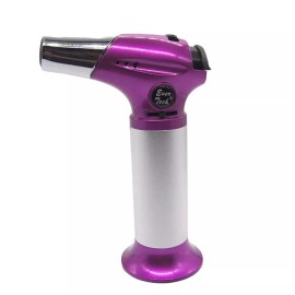 Ever Tech Big Jet Torch Table Lighter Butane Refillable 1300°C/2500°F w/Ever Tech Box GIFT - purpel