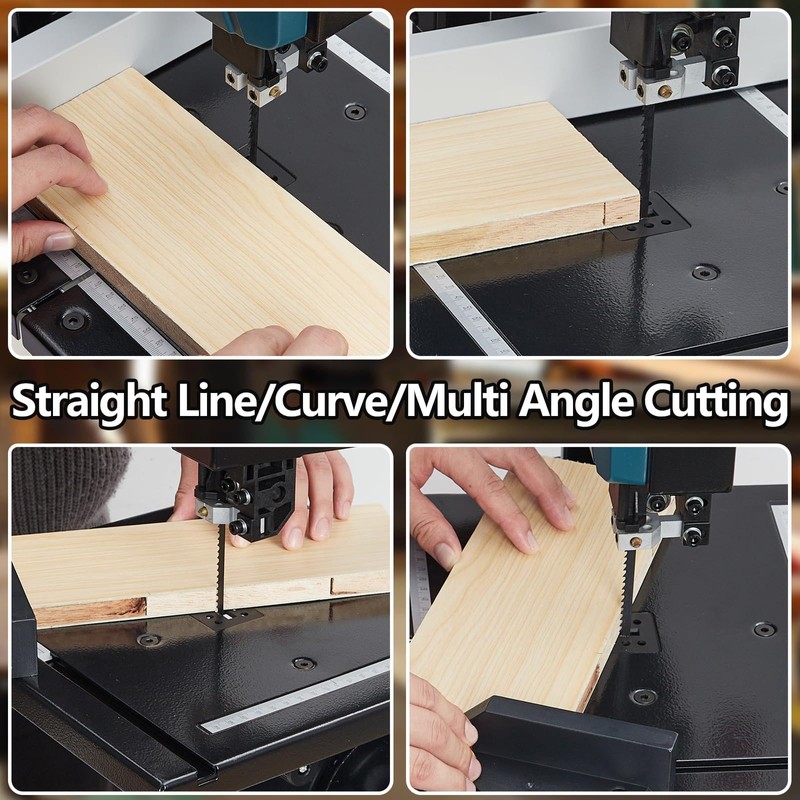 MERXENG Powerful 8 Inch Band Saw with Accurate Multi-angle Cutting,