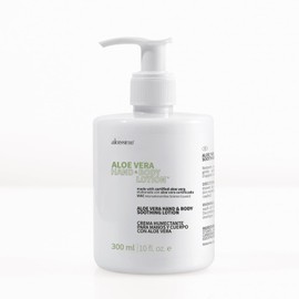 Aloissimo Hand & Body Lotion – Crema Hidratante Corporal con Aloe Vera, Aroma Cítrico Ligero, Para Piel Seca y Sensible, Rápida Absorción, 300 ml
