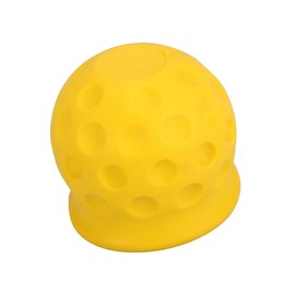 REPAIROCK Universal Trailer Hitch Ball Cover Waterproof Dustproof 50mm ID Yellow for Car Truck RV Boat Auto Replacement Parts