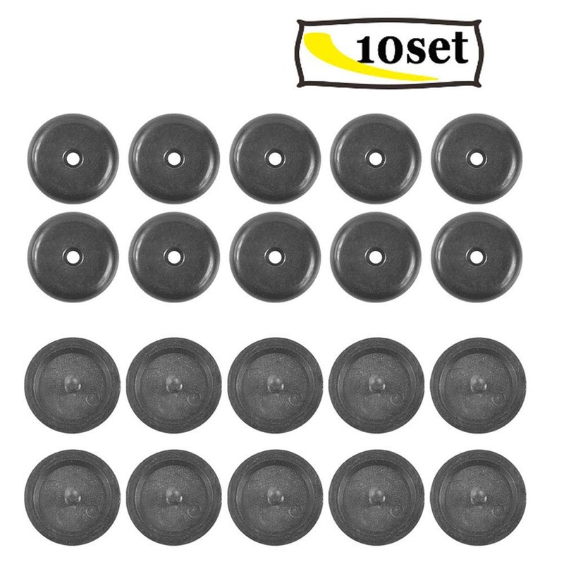 Universal Botones para Cinturón de Seguridad, 10 Piezas de Boton