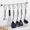 HCTESCO Heavy Duty Large S Hooks, 4.96 inch, Black, Set
