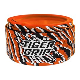 Tiger Grips Baseball Softball Bat Grip Tape - 1.1mm - Bengal (Orange, Blk,White)