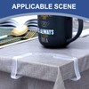XdealCozyxc 12 Pcs Table Cloth Clips, Transparent Tablecloth Clips for