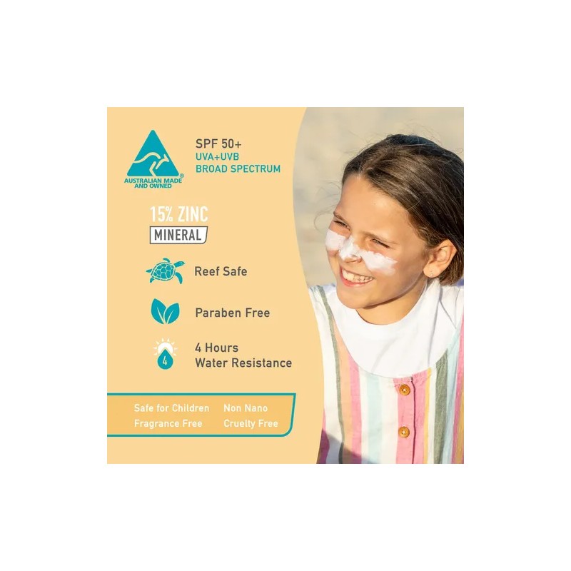 Sun Zapper Zinc Stick White Spf 50+ 12g