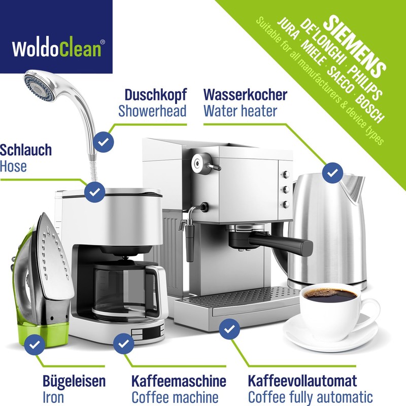 2-in-1 Descaling Tablets for Fully Automatic Coffee Machines 6 x