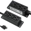 Surface Mounted Power Strip 3 AC Grounded Outlets Mountable Power