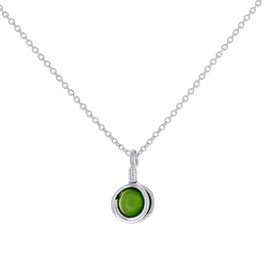 JewelryWeb 925 Sterling Silver Women Natural Cat Eye Fashion Charm Necklace 16 + 2 Inch 17.2x10.2mm Wide Pendant-Necklace for-Women