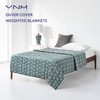 YnM Fuzzy Duvet Cover for Weighted Blankets (Infinite, 60''x80'')