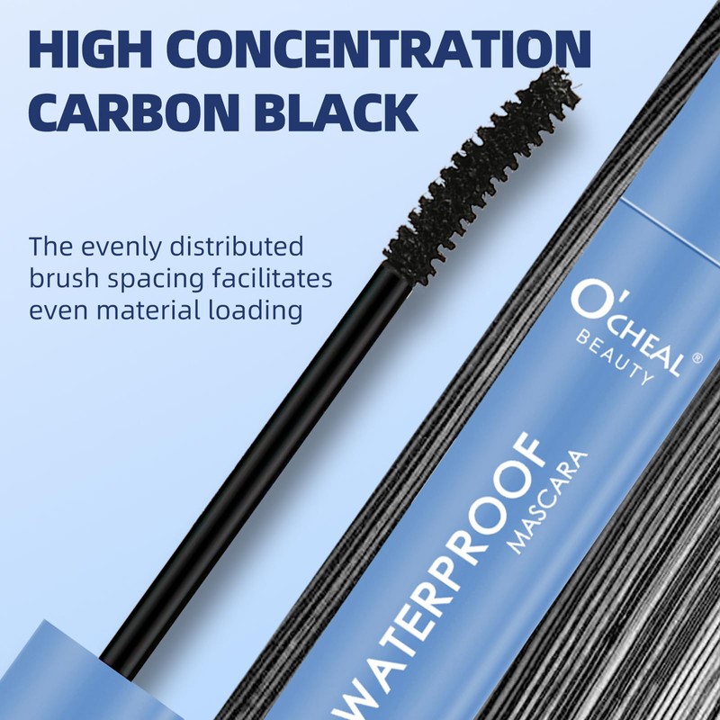 O'CHEAL Ultra-Fine Long Lasting Black 4D Silk Fiber Waterproof Curling