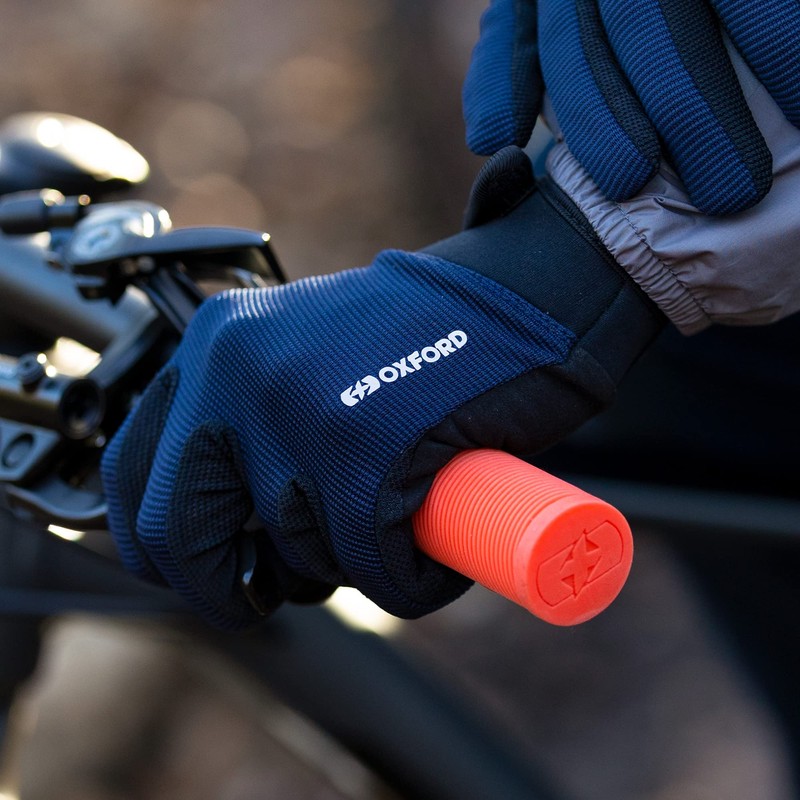 Oxford Switchback 2.0 Cycle Gloves, Blue, XL. Full Finger MTB
