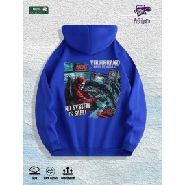 OUR YOUTH OUR FUTURE Graphic Hoodie 100% Cotton US Warehouse 7 ColorsColor: Blue, Size: M