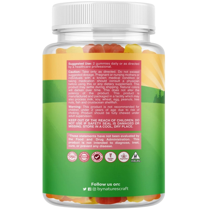 Delicious Daily Kids Multivitamin Gummies - Immunity Support Formula 90ct