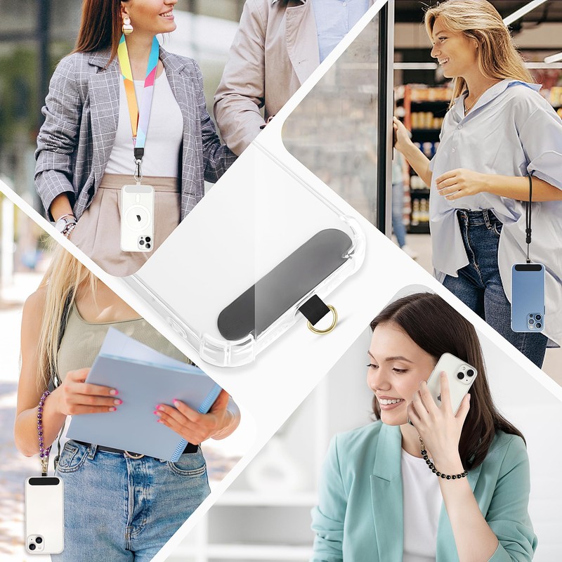 takyu Phone Tether Tab, 2 Pack Universal Phone Safety Tether