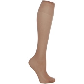 Cosyfeet Extra Roomy Everyday Knee Highs 20 Denier - Mink - One Size Fits All