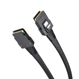 H!Fiber.com SFF-8087 to SFF-8087 Internal SAS cable, 6 Gbps, Mini SAS cable, 1 meter (3.3ft)