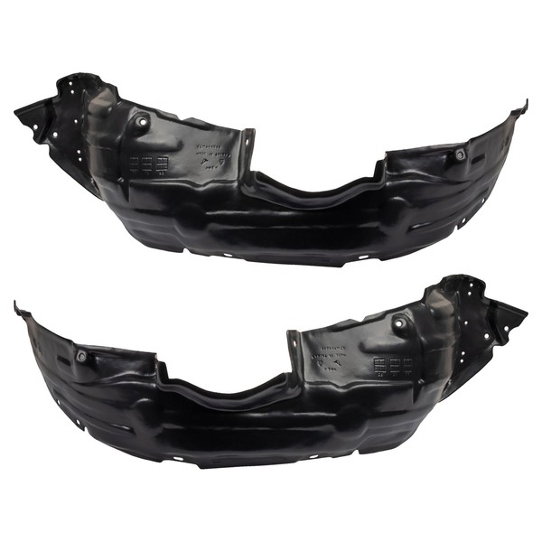 TRQ TRQ Inner Fender Liner Set Compatible with 2001-2005 Toyota