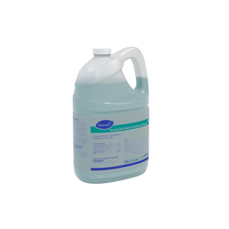 Diversey Morning Mist Neutral Disinfectant Cleaner, Fresh Scent, 1 Gal