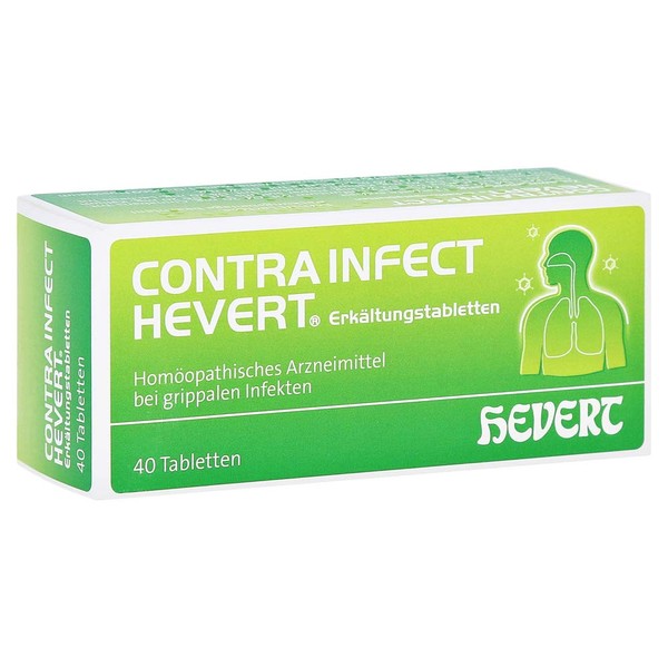 Contrainfect Hevert Cold Tablets, Pack of 40 Tablets