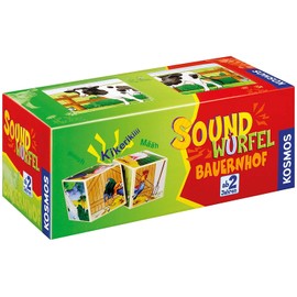 Kosmos 697365 - Sound Cube Farmyard, Children's Game, Single