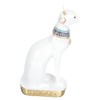 Ciieeo Lifelike Small Egypt Cat Figurine Cat Statue Decor Vivid