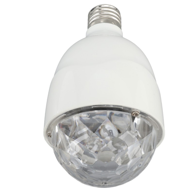 Disco Ball Lamp Bulb E27 Sound Activated Remote Control RGB