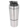 Shaker Bottle 800ml Stainless Steel with Whisk Portable Protein Shaker