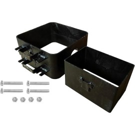 LSMIITTH 2-Part LSMIITTH Iron Large Flask Mold Frame for Sand Casting Big Jelwery Making