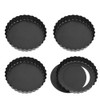 Xinzistar Pack of 4 Tartelette Moulds Mini Quiche Mould with