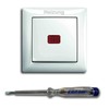 BUSCH JÄGER Heating Emergency Switch 2-Pin Heating Emergency Switch Lettering: