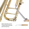 Trumpet Repair Tools Solid Wood Instrument Maintenance with 1 Sheet
