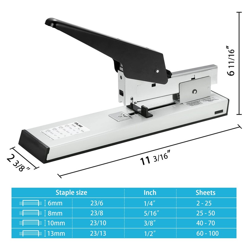 IMLIKE Heavy Duty Stapler with 2000 Staples: 100 Sheets High