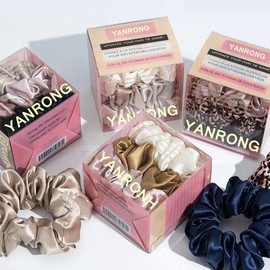 Mulberry Silk Scrunchies