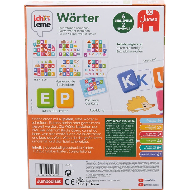 Jumbo 19913 Learning Toy, Multicoloured, One Size