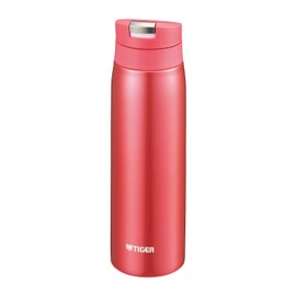 Tiger MCX-A501PO Water Bottle, 16.9 fl oz (500 ml), Sahara Mug, Stainless Steel Bottle, One-Touch Lightweight, Opera Pink