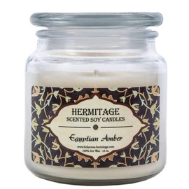Egyptian Amber Soy Wax Candle 16 oz Glass jar Natural