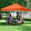 COOSHADE Durable Easy Pop Up Canopy Tent 10x10Ft, Orange