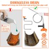 Drain Snake Auger 33 Feet, Plumbing Snake Drain Hair Clog