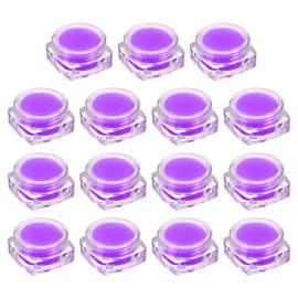 PATIKIL Diamond Painted Glue Clay, 15 Pack Glue Clay Wax Tool Set with Storage Box for Diamond Painted, DIY Craft, Purple