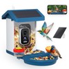 Smart Bird Feeder with Camera Solar Powered, 4K HD Video