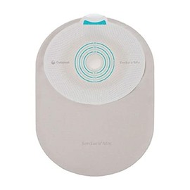 SenSura Mio Filtered Ostomy Pouch One-Piece System Maxi 5/8 to 1-3/4 Inch Stoma Closed End Flat, Trim Fit, 10881 - Box of 30