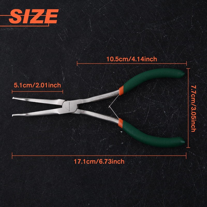 SPEEDWOX Mini Tapered Lead Pliers, Tool, Tapered Pliers, Bent Type,