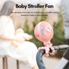 Portable Handeld Mini Fan Stroller Fan Flexible Octopus Tripod Clip