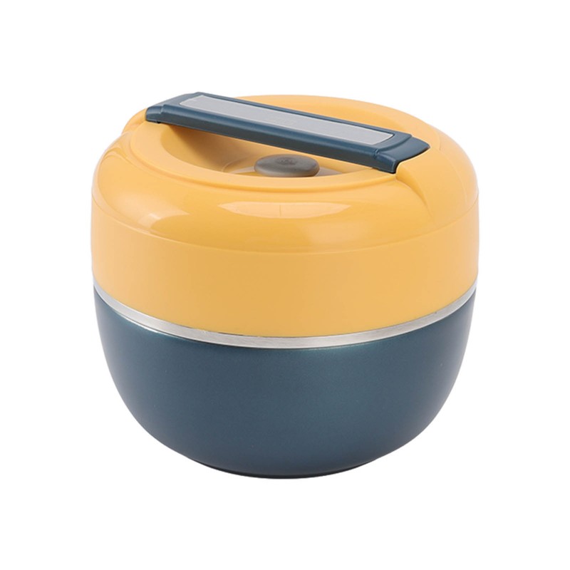 0.8L Stainless Steel Thermal Lunch Box 2 Layer Insulated Lunch