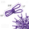 Mr. Pen- Chip Clips, 18 Pack, 2 Inch, Purple, Utility
