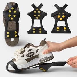 Anti-slip crampons on icy roads, band type, lightweight, portable 3 size Heidi Works urban crampons (XL) 2ea